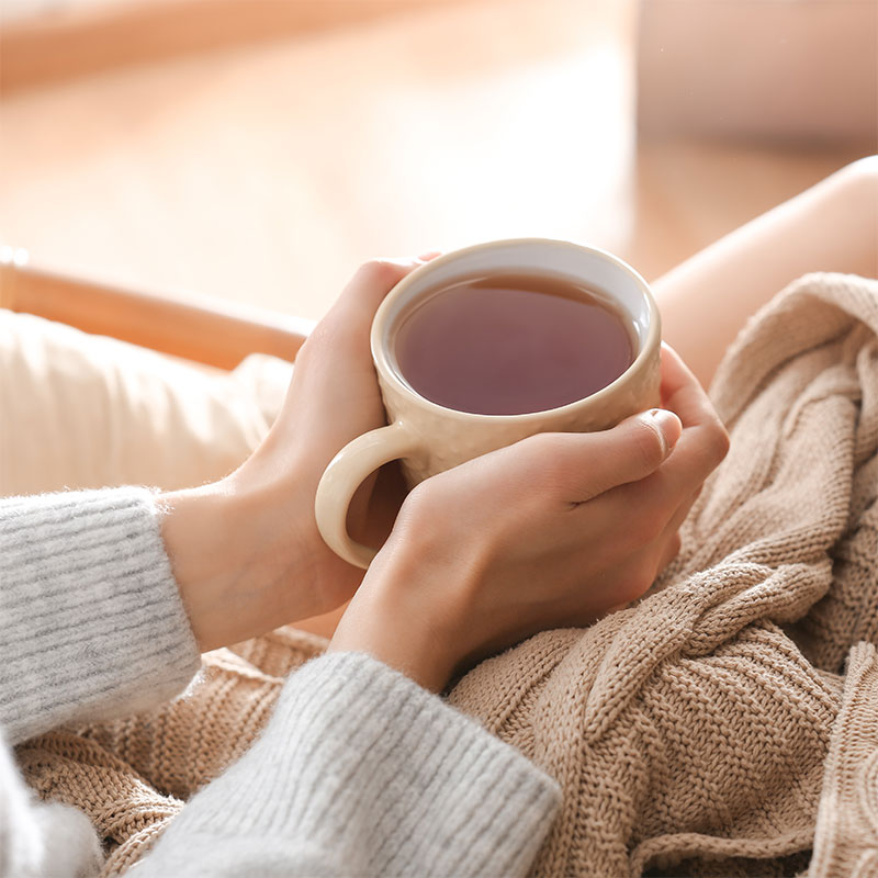 Norovirus Symptome mit Tee lindern